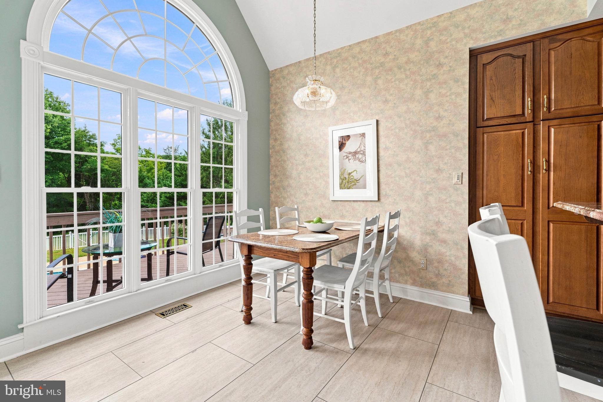 11911 Manor Road Glen Arm, MD 21057 - Photo 14 of 71 Breakfast room with wall of windows