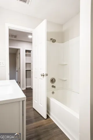 a bathroom with a toilet