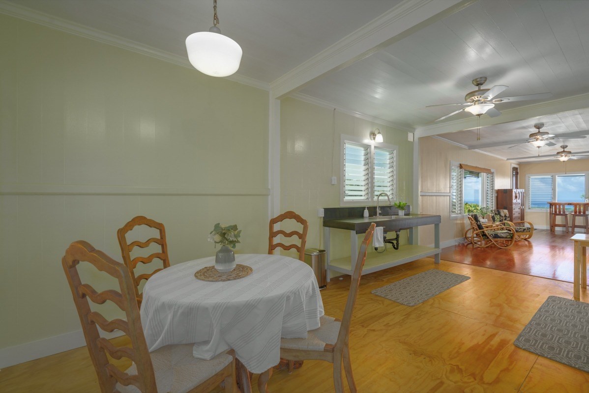 48-5263 Kukuihaele Road Honokaa, HI 96727 - Photo 4 of 30 a dining room with furniture and view of kitchen