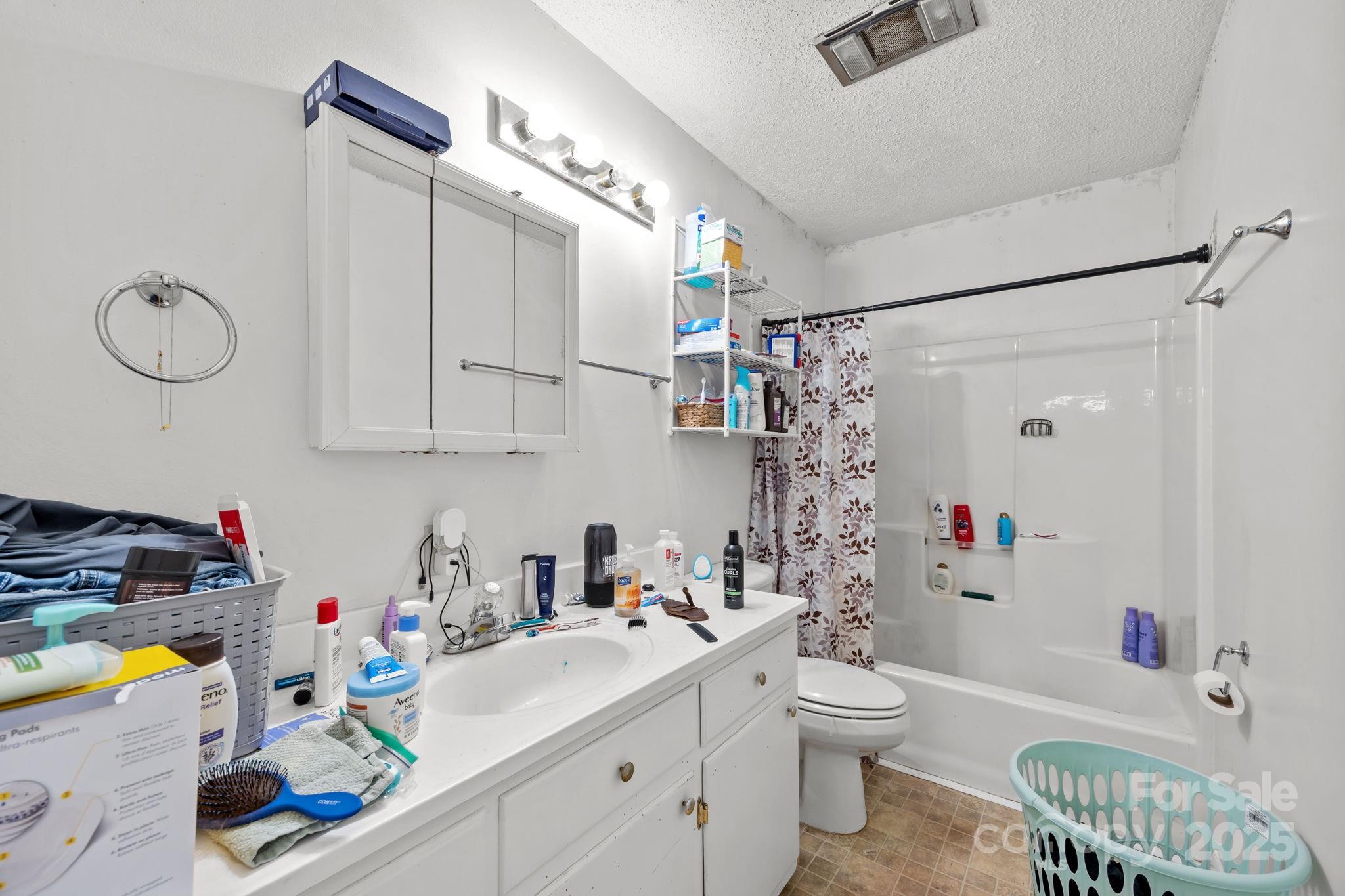 590 Sweet Water Road Marshall, NC 28753 - Photo 14 of 17 a bathroom with a sink a toilet and shower