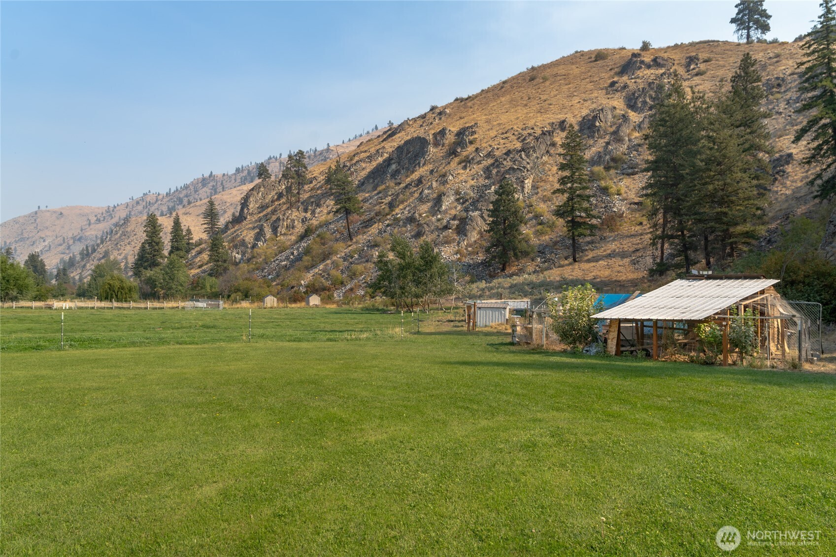 2560 Antoine Creek Road Chelan, WA 98816 - Photo 31 of 38 a view of a garden with an outdoor space