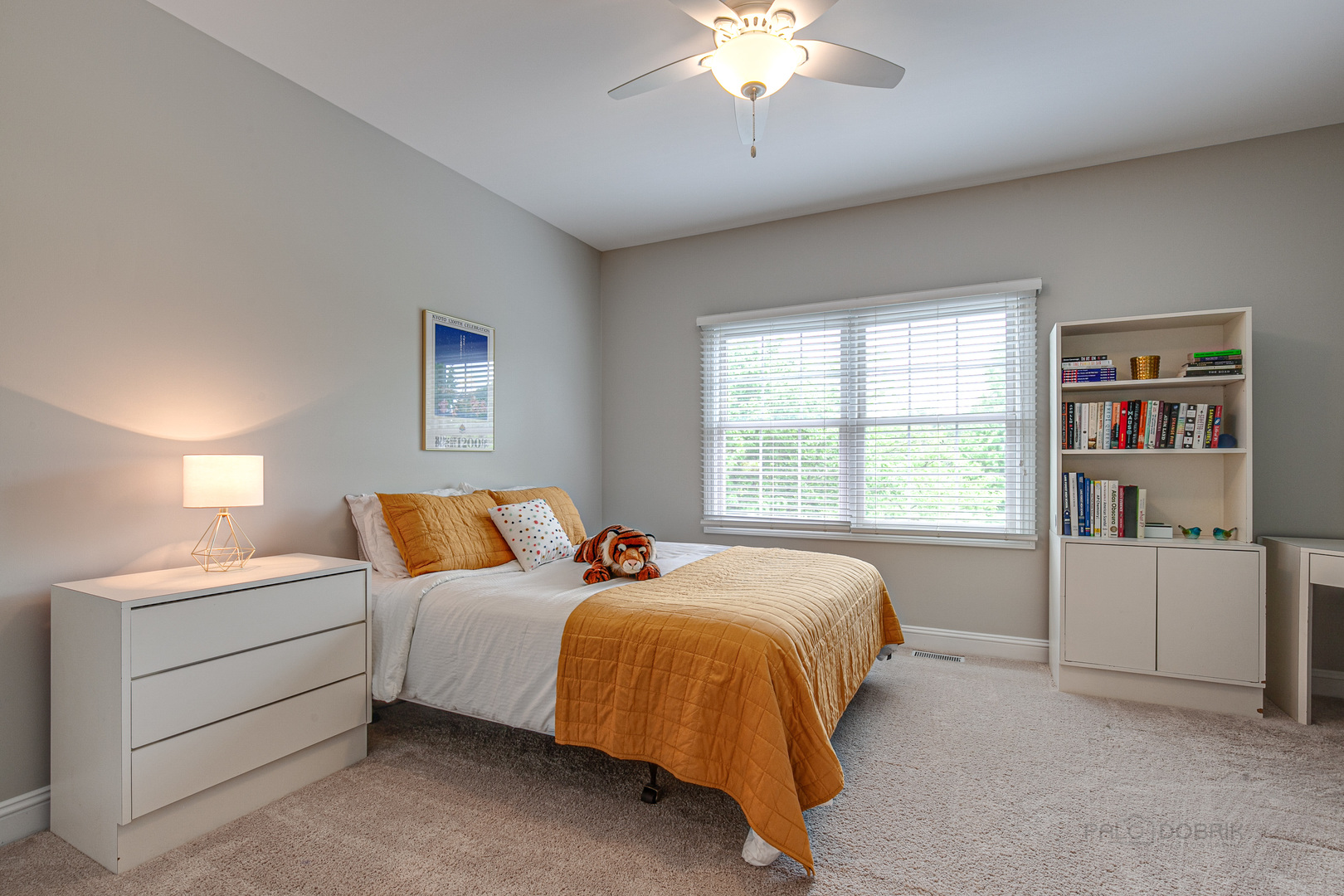 920 Symphony Drive Lake Forest, IL 60045 - Photo 18 of 28 a bed room with a bed and a chandelier