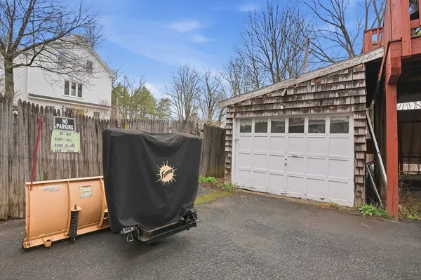 a view of a house with a door