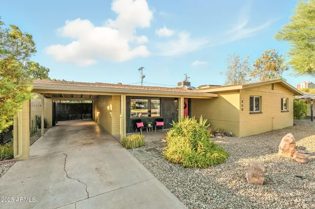 a view of a house with a patio
