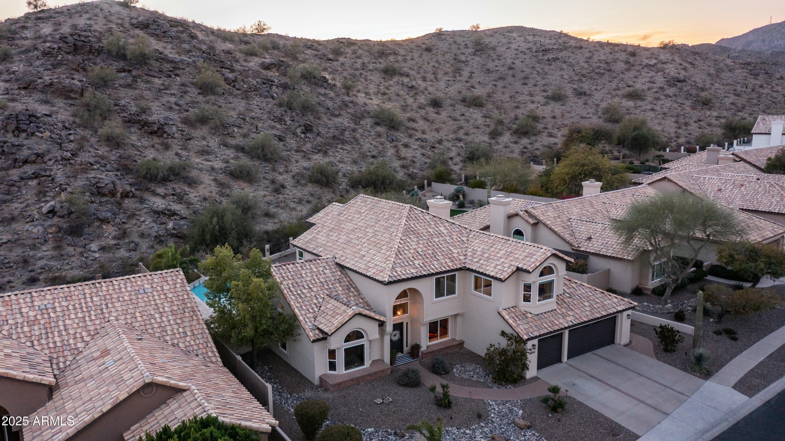 14052 South 24th Way Phoenix, AZ 85048 - Photo 63 of 70 Aerial sunset