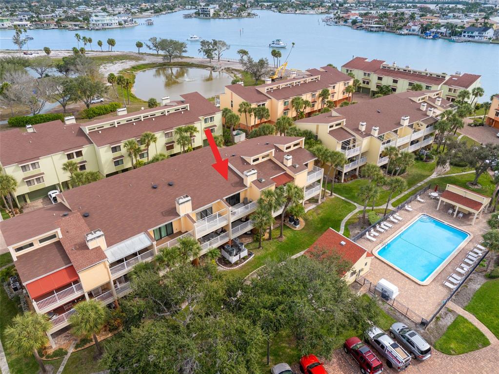 529 Sandy Hook Road Treasure Island, FL 33706 - Photo 50 of 55 an aerial view of residential houses with outdoor space