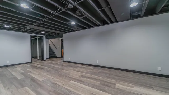 a view of an empty room