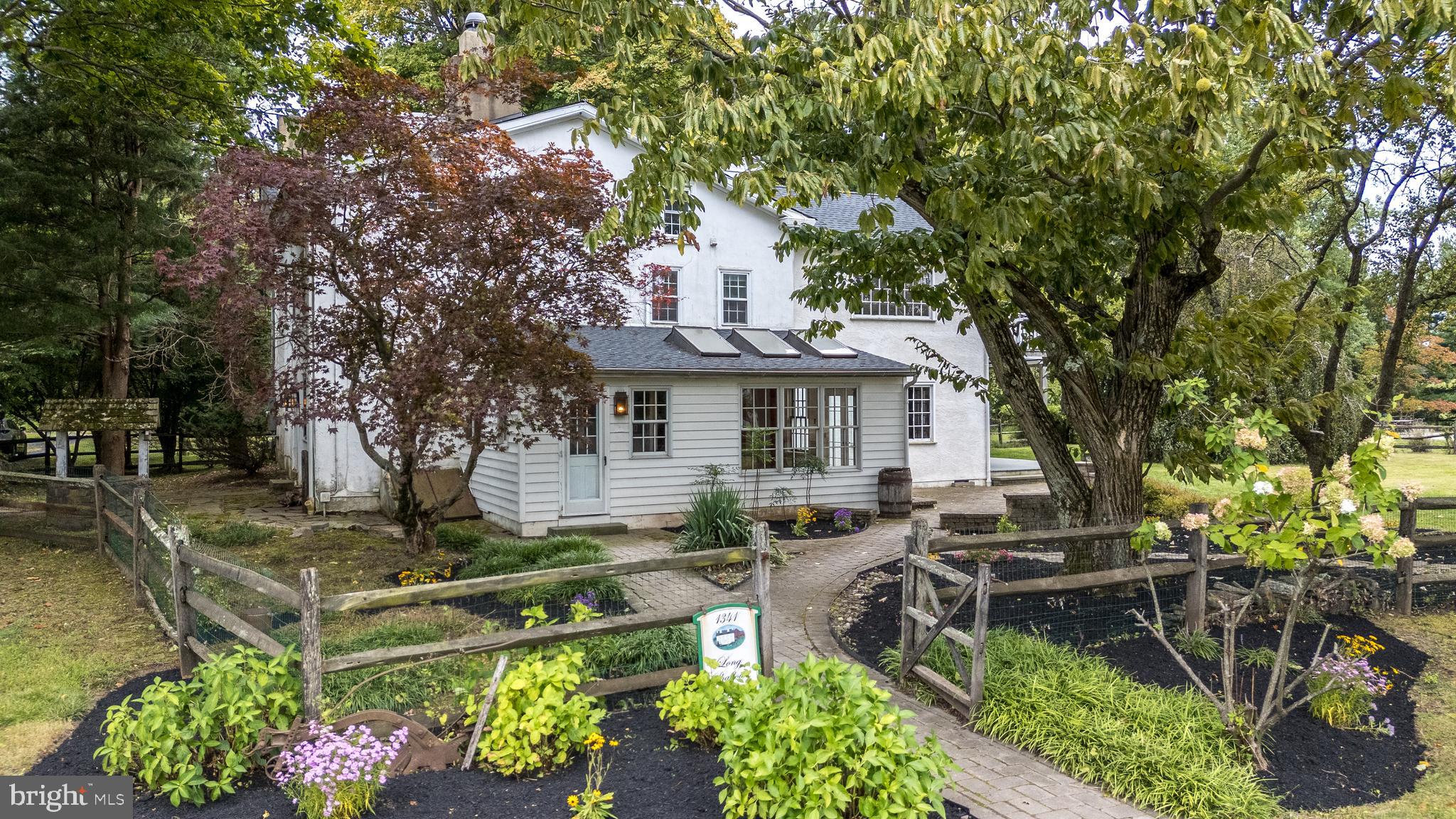 1341 Durham Road New Hope, PA 18938 - Photo 4 of 75 a front view of a house with a garden