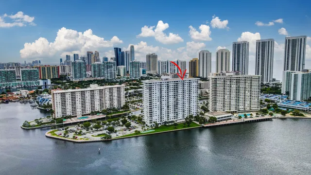 a view of lake with city view