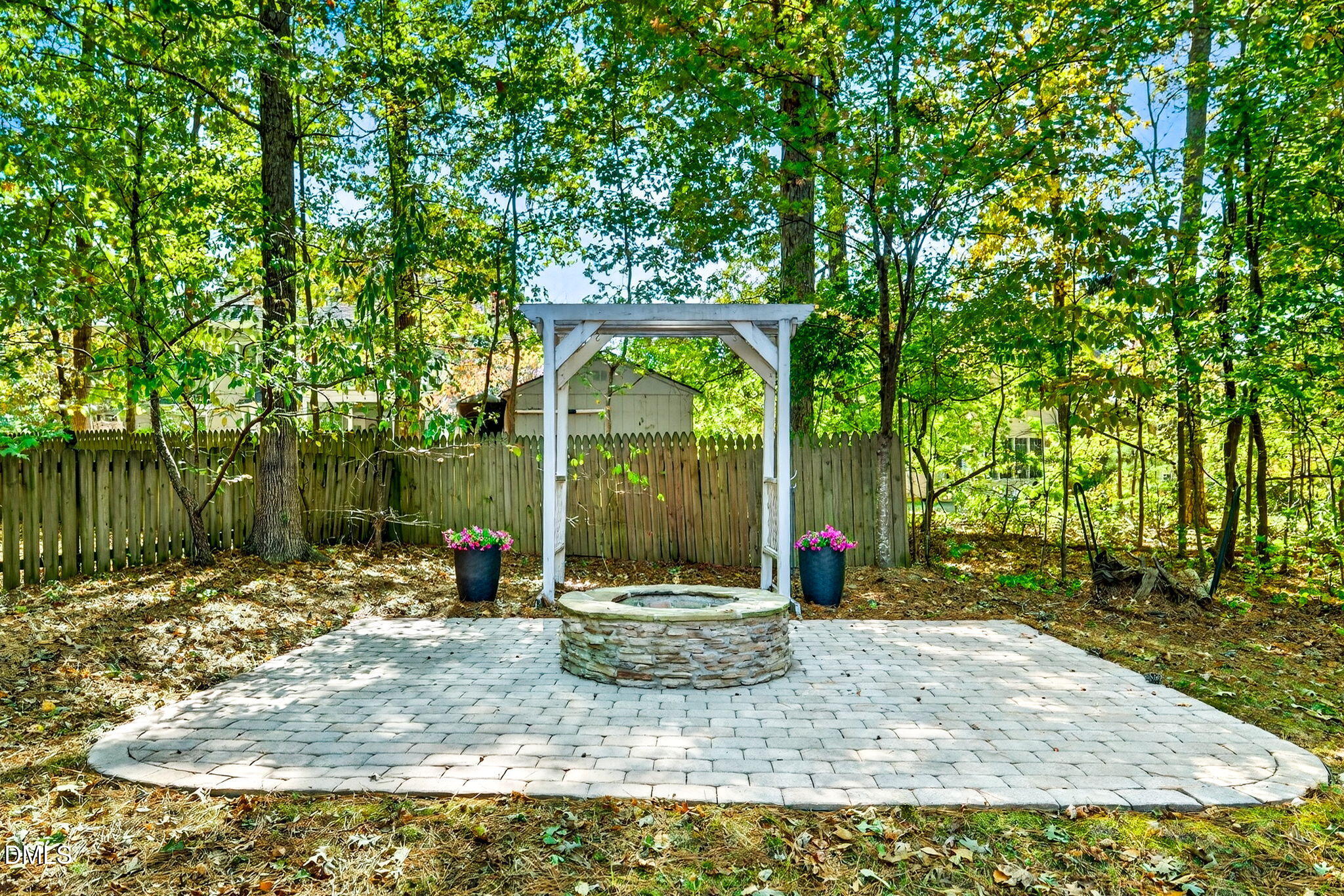 4324 Brighton Ridge Drive Apex, NC 27539 - Photo 29 of 37 a view of a yard with a tree
