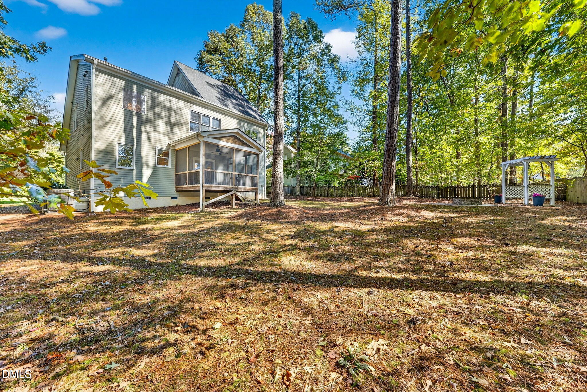 4324 Brighton Ridge Drive Apex, NC 27539 - Photo 32 of 37 a view of a house with a yard