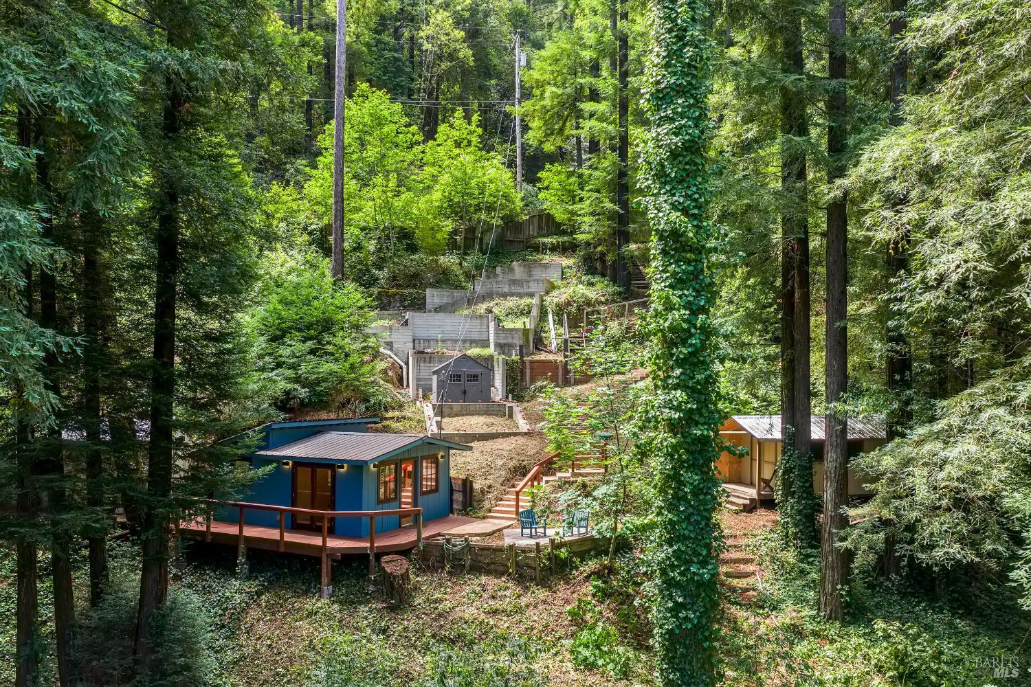 18475 Old Monte Rio Road Guerneville, CA 95446 - Photo 7 of 64 Rare opportunity to own a 0.47 acres lot in the redwood, minutes from river as your full-time residence, weekend retreat, vacation home or investment opportunity