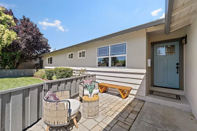 a outdoor view with sitting space