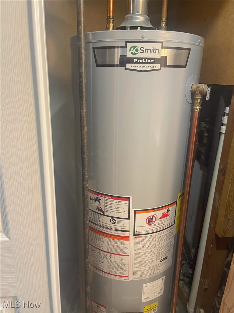 1053 Inman Street Akron, OH 44306 - Photo 14 of 17 Utility room with water heater