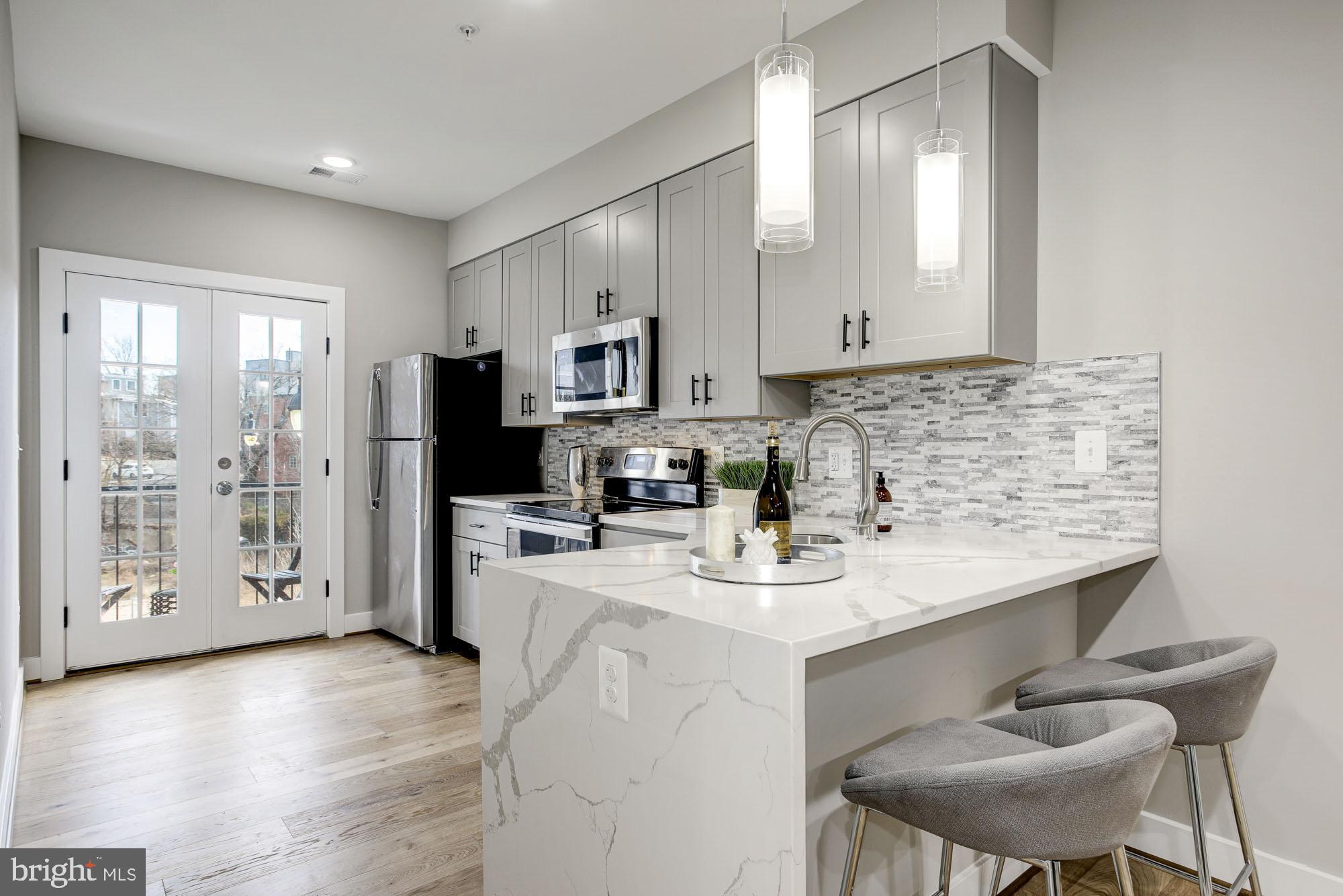1040 Bladensburg Road Northeast, Unit 1B Washington, DC 20002 - Photo 1 of 12 Great modern kitchen - photo of similar plan