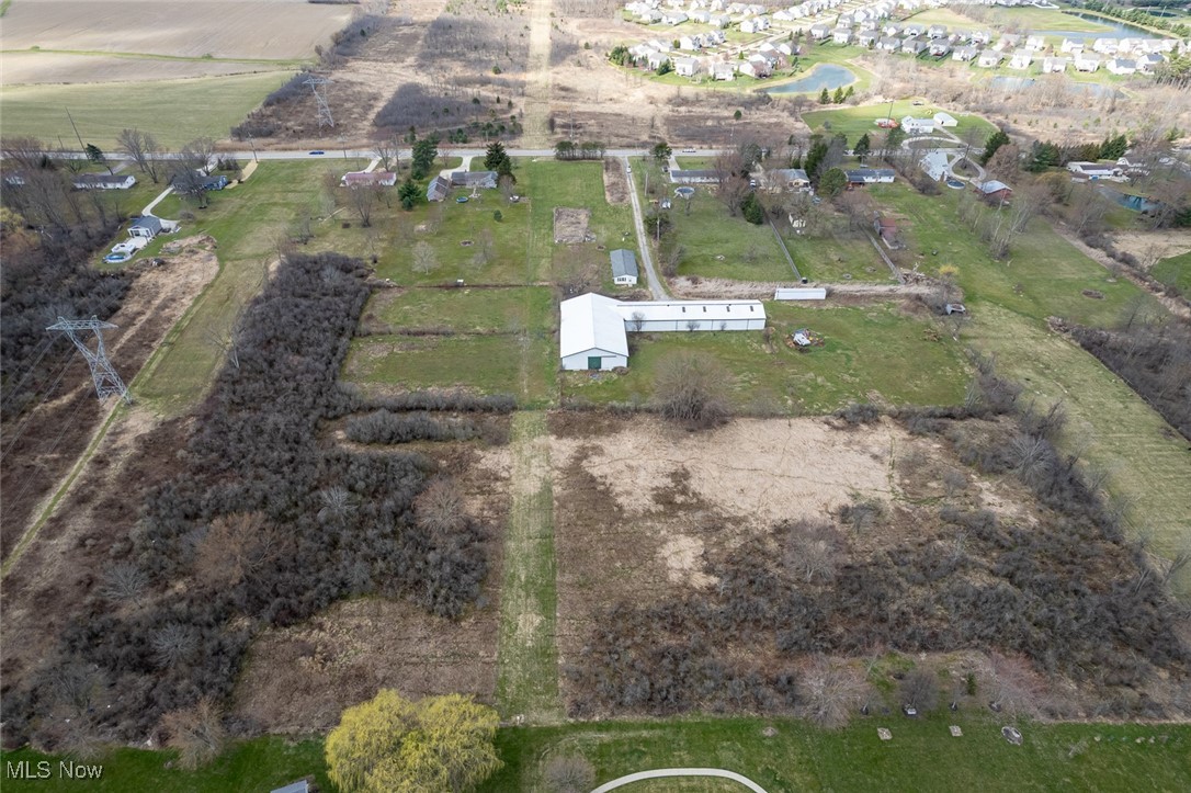 3607 Marks Road Medina, OH 44256 - Photo 32 of 36 Aerial view 9 acres