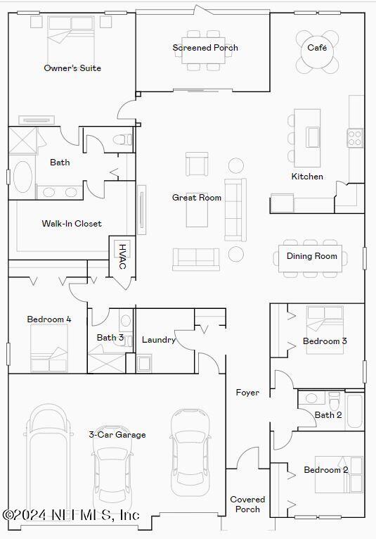 75721 Walking Path Lane Yulee, FL 32097 - Photo 43 of 43 Floorplan