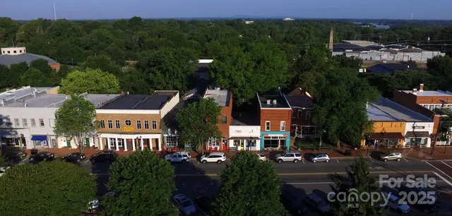 a view of houses and roads