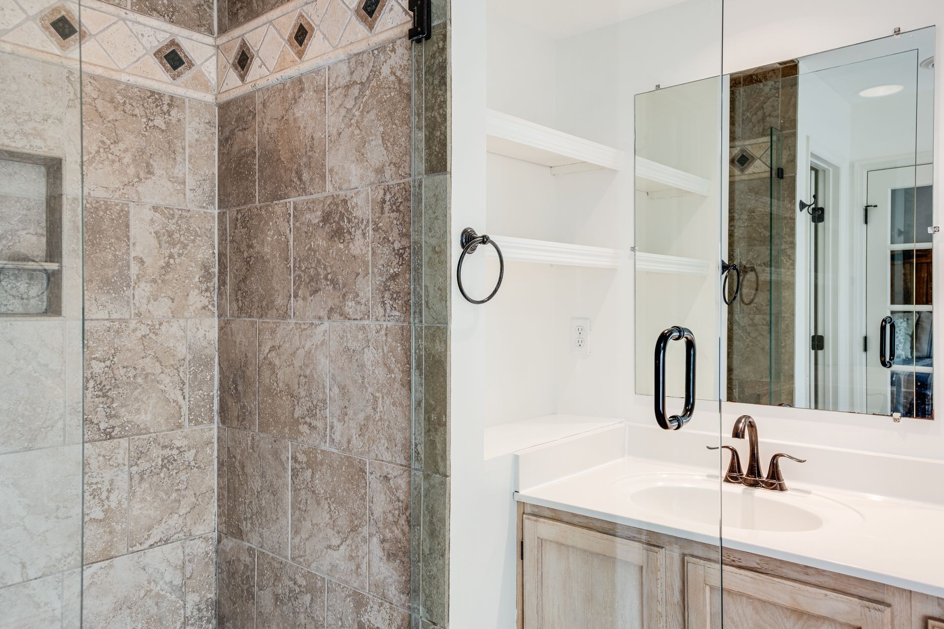 1065 Meandering Way Franklin, TN 37067 - Photo 19 of 33 a bathroom with a sink and a mirror