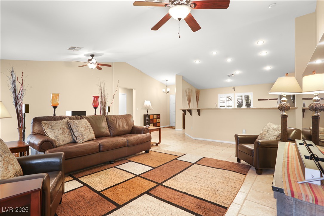 8928 Rusty Rifle Avenue Las Vegas, NV 89143 - Photo 8 of 23 Alternate angle of the living room reveals a clear
