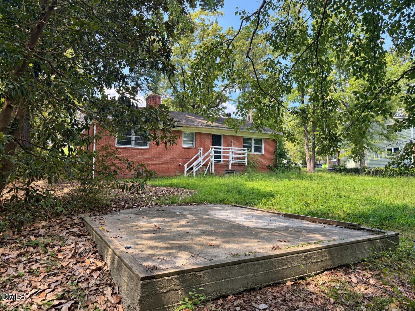 645 Sunnybrook Road Raleigh, NC 27610 - Photo 23 of 30 Concrete back yard