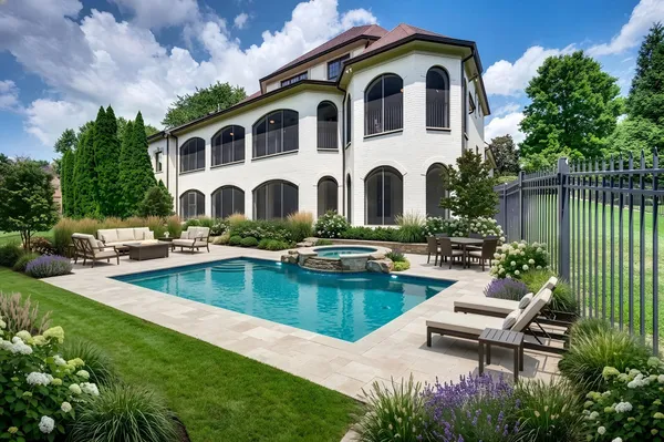 front view of house with a yard