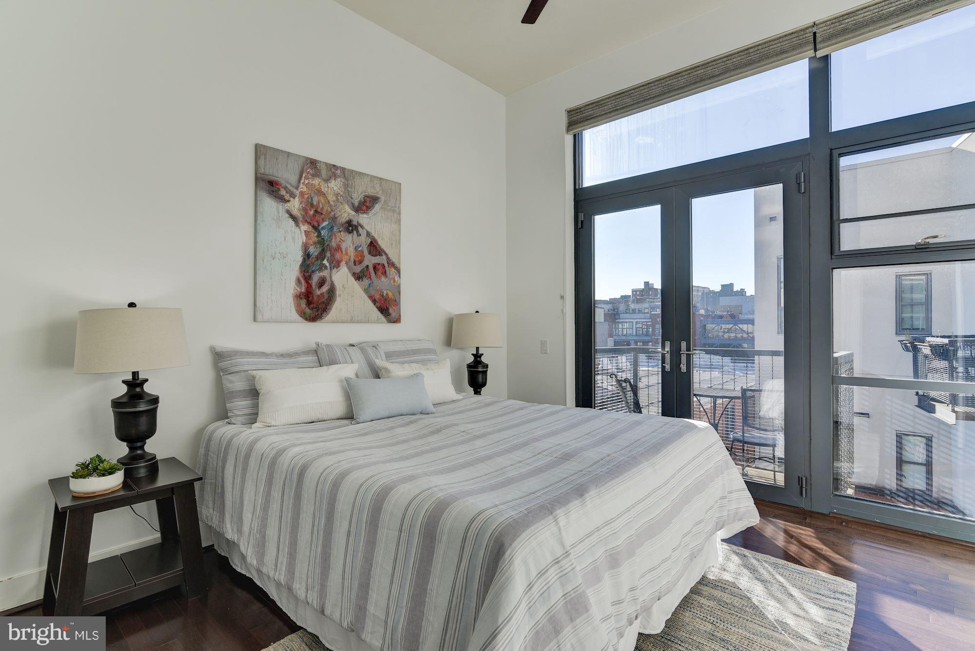 2426 Ontario Road Northwest, Unit 304 Washington, DC 20009 - Photo 15 of 30 Bedroom (Master) w/balcony!