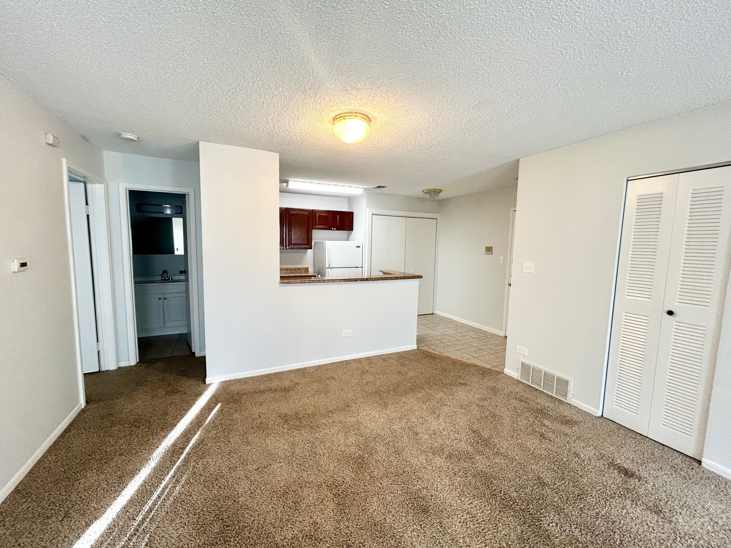 2068 North Rand Road, Unit 109 Palatine, IL 60074 - Photo 6 of 9 a view of a kitchen with a sink and a refrigerator
