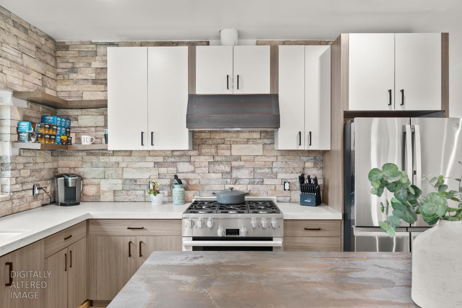 970 Mill Road Meadow Vista, CA 95722 - Photo 12 of 41 Corner cabinet shown is digitally replicated for visual reference only. The actual cabinet is void leaving space for dishwasher