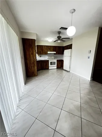 a view of kitchen and window