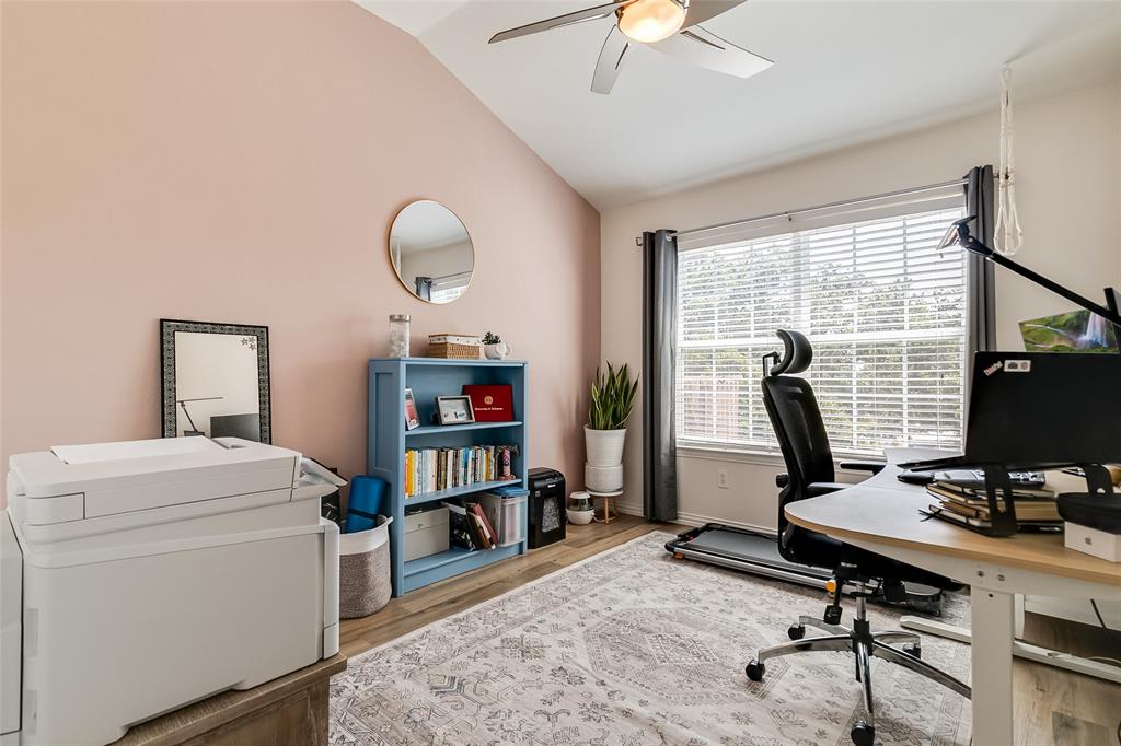 18240 Midway Road, Unit 1004 Dallas, TX 75287 - Photo 20 of 22 a view of a workspace with furniture and a window