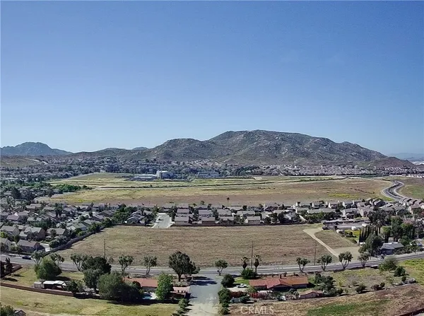 a view of a city and ocean view