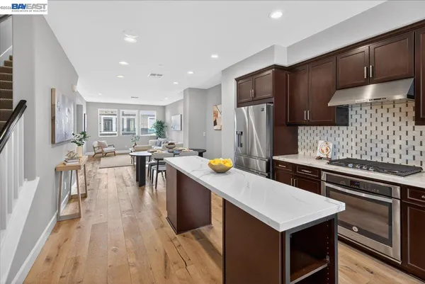 a outdoor space with patio furniture and a potted plant