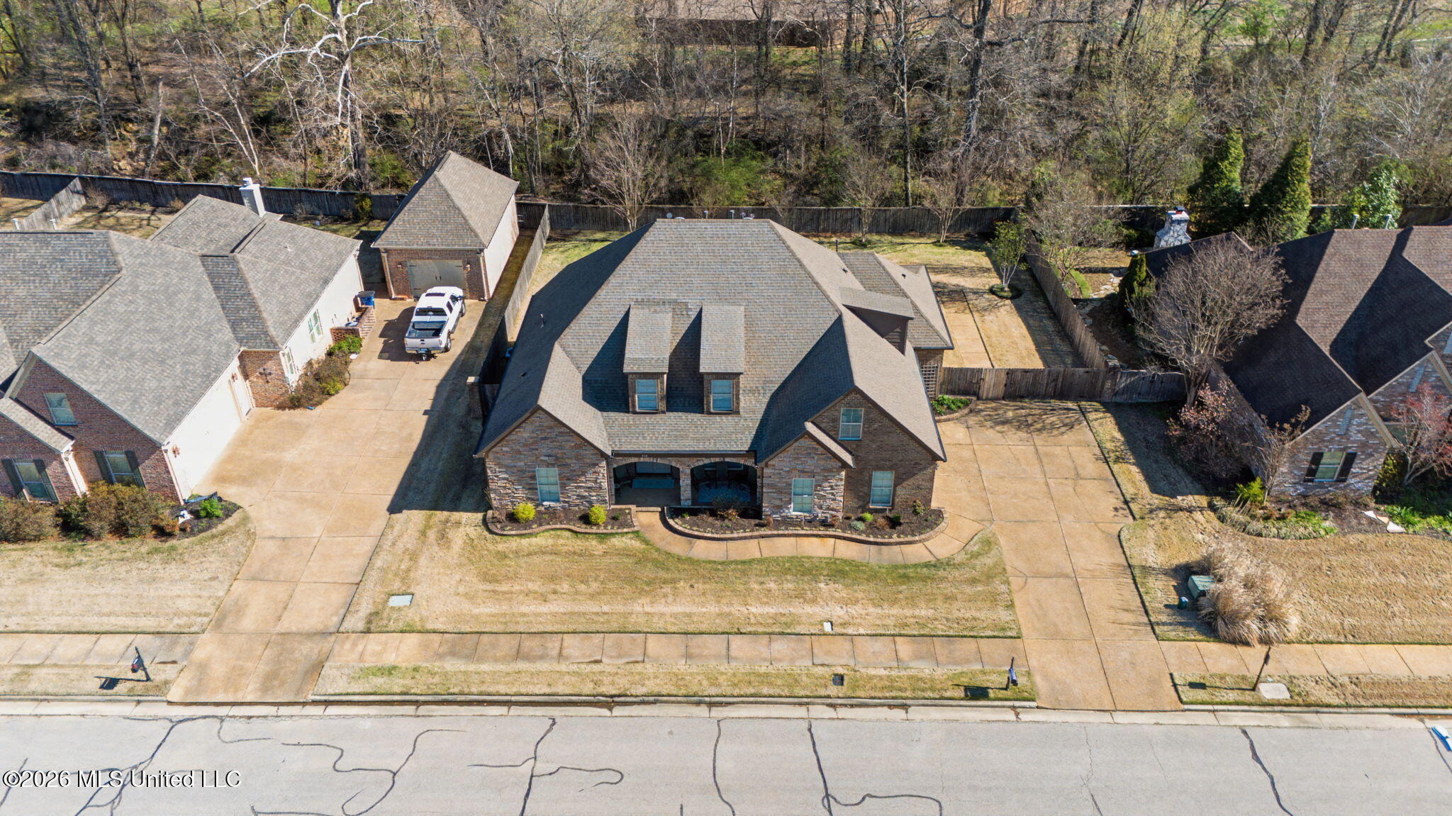 4114 Kayley Lane Olive Branch, MS 38654 - Photo 39 of 49 Aerial Front