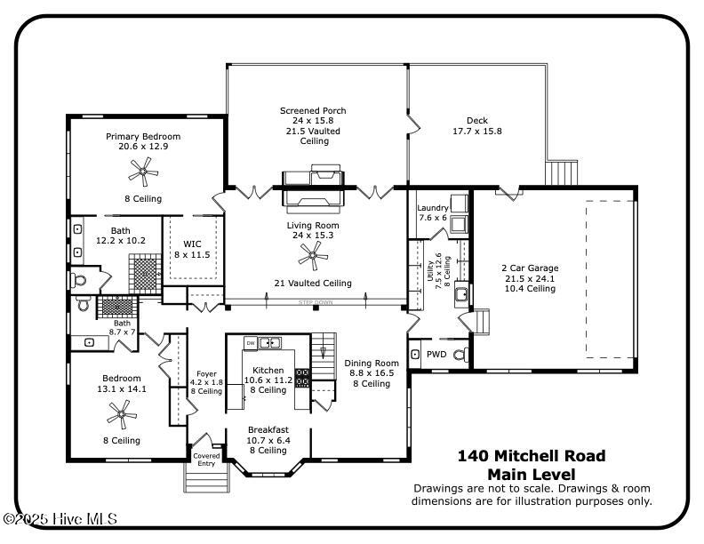 140 Mitchell Road Southern Pines, NC 28387 - Photo 65 of 66 Mail Level floor plan