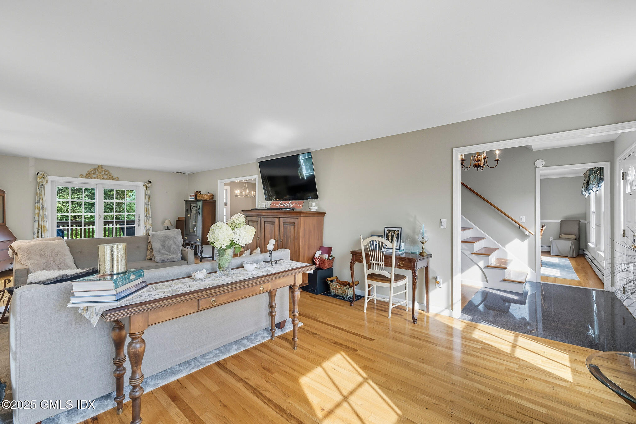 25 Buxton Lane Riverside, CT 06878 - Photo 6 of 16 a work room with furniture and a flat screen tv
