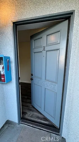 a view of front door