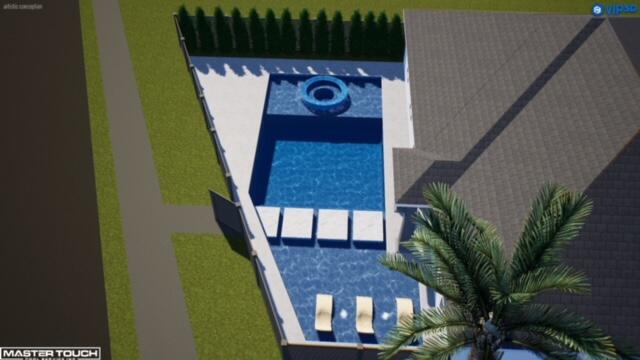 6554 Timber Lane Boca Raton, FL 33433 - Photo 59 of 61 Rendering 53' by 23' with sundeck