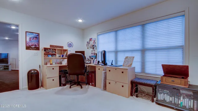 a view of workspace with furniture