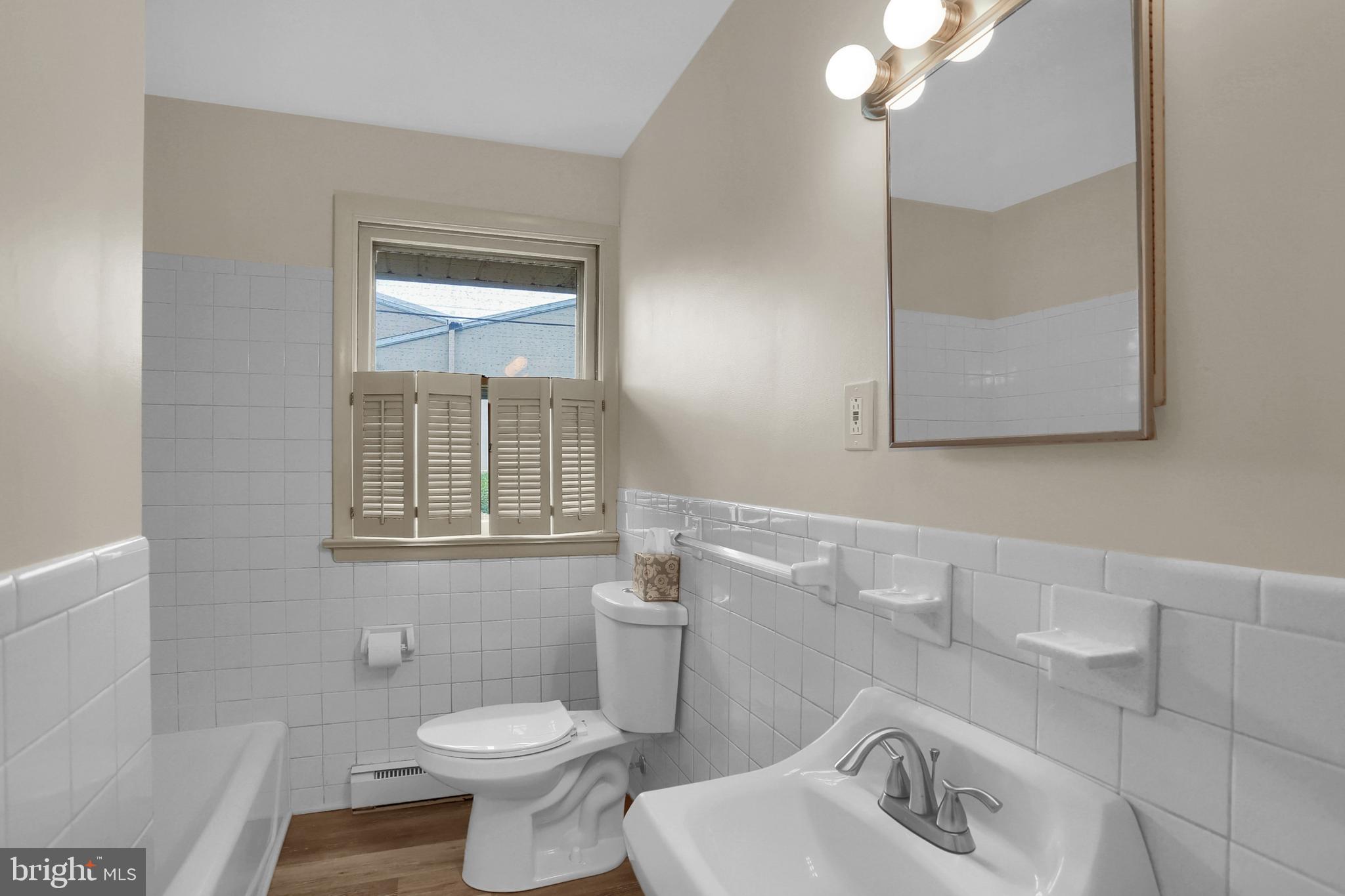 851 Lewisberry Road Lewisberry, PA 17339 - Photo 18 of 41 Main floor bathroom--gorgeous white tile!