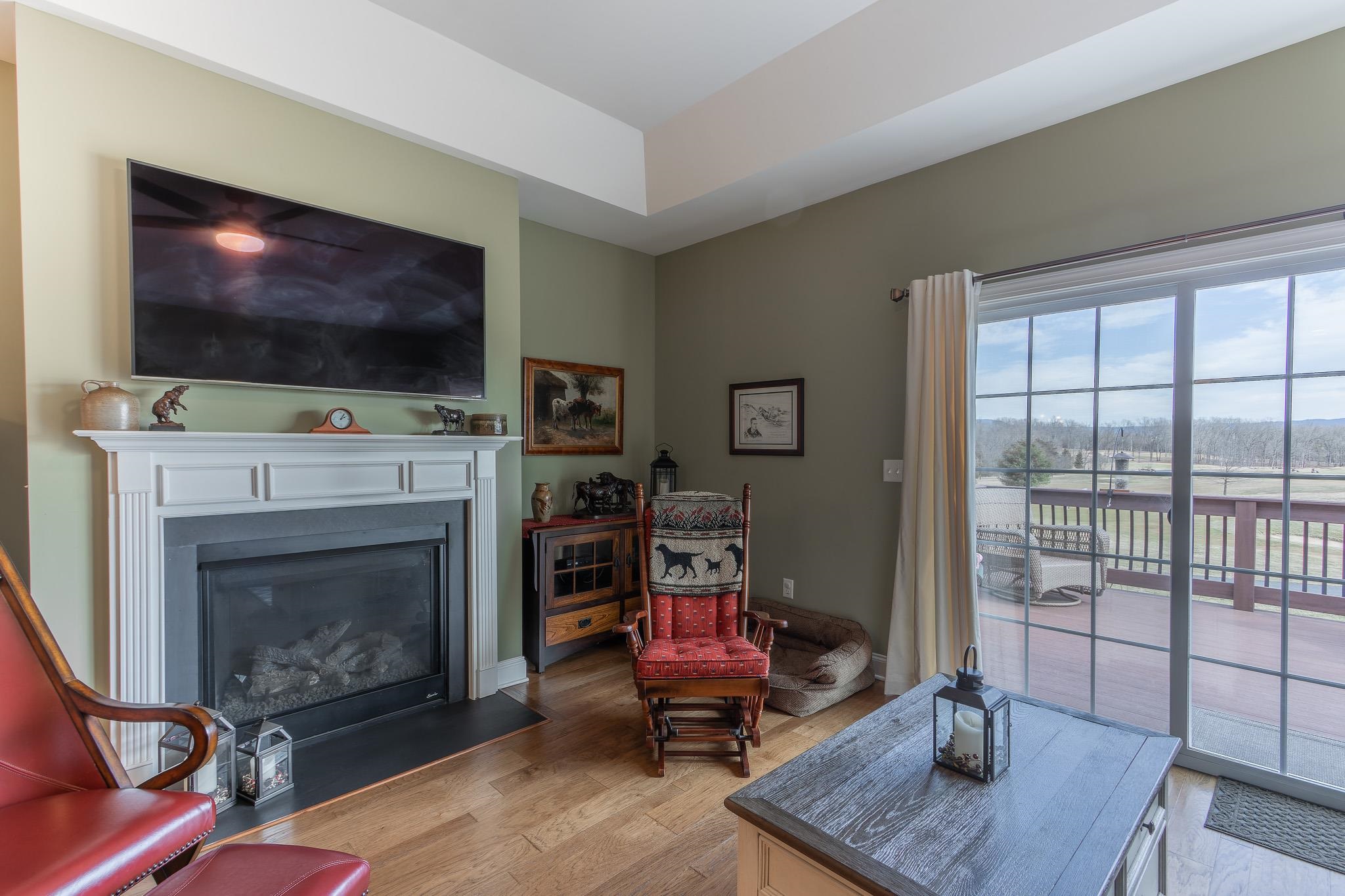 1685 Bald Eagle Circle Harrisonburg, VA 22801 - Photo 30 of 53 a living room with furniture a flat screen tv and a fireplace