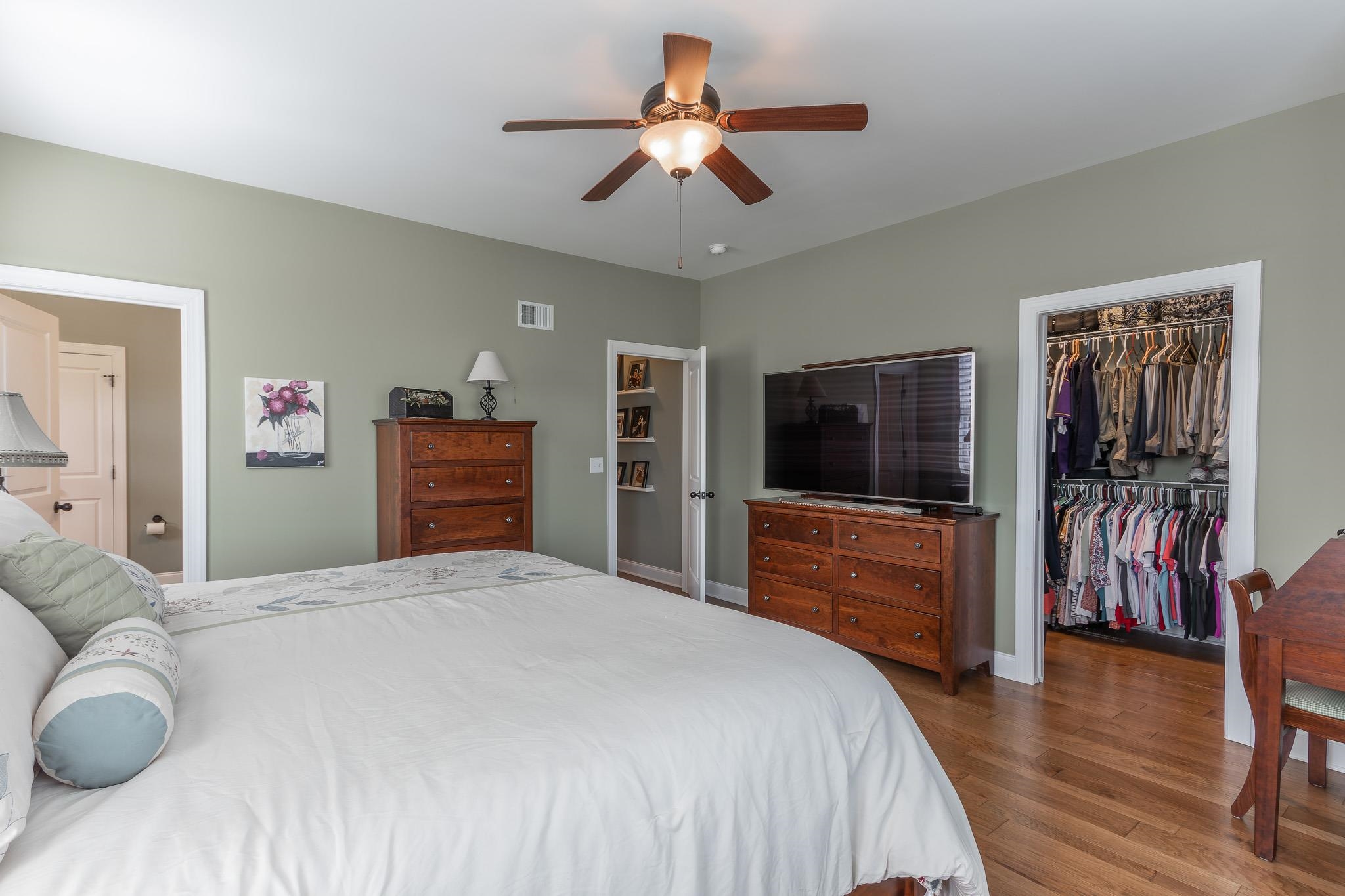 1685 Bald Eagle Circle Harrisonburg, VA 22801 - Photo 33 of 53 a bedroom with a bed and a flat screen tv