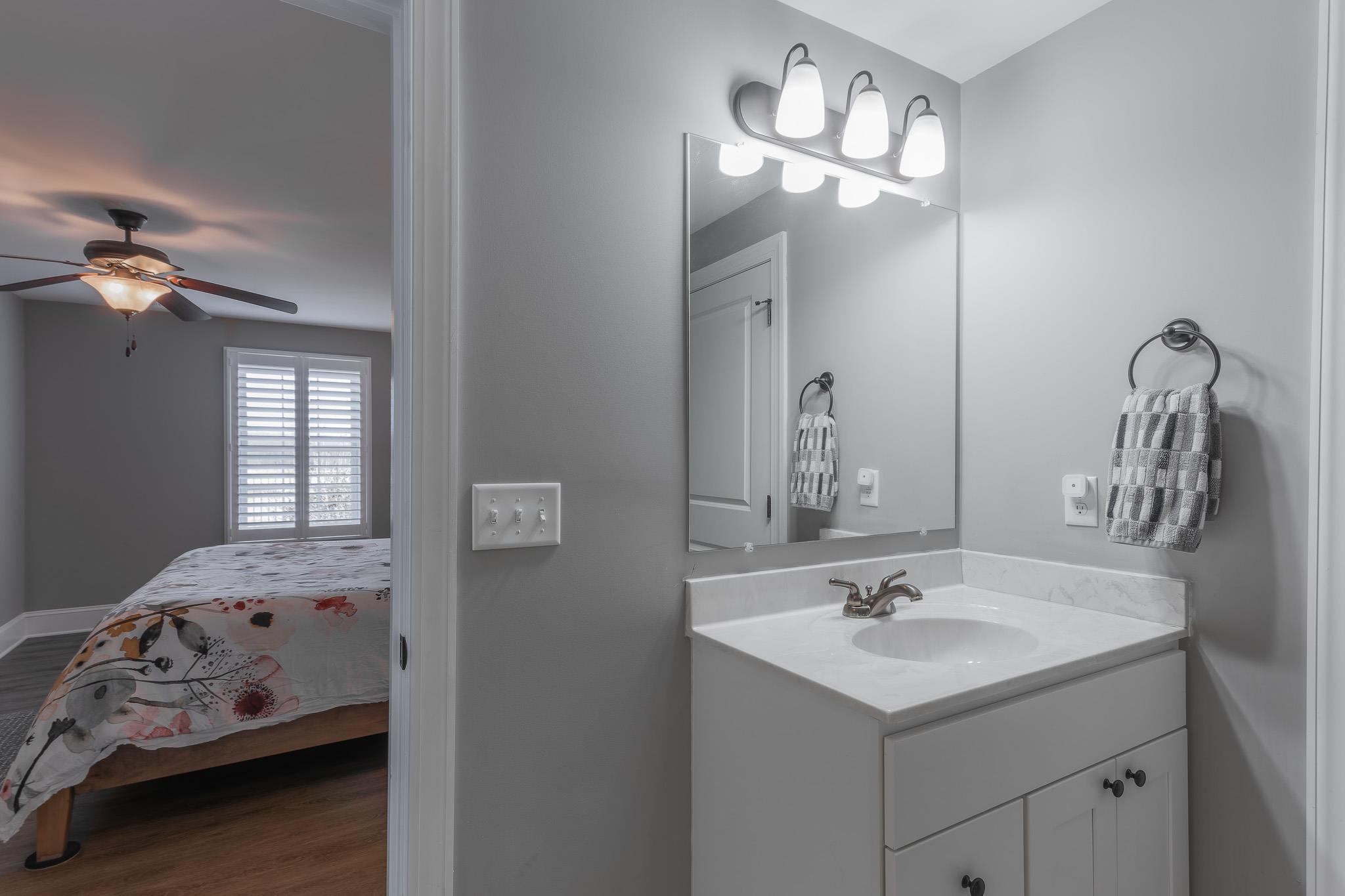 1685 Bald Eagle Circle Harrisonburg, VA 22801 - Photo 47 of 53 a bathroom with a sink and a mirror