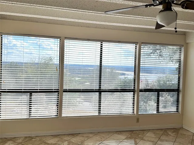 a view of a windows and an entrance