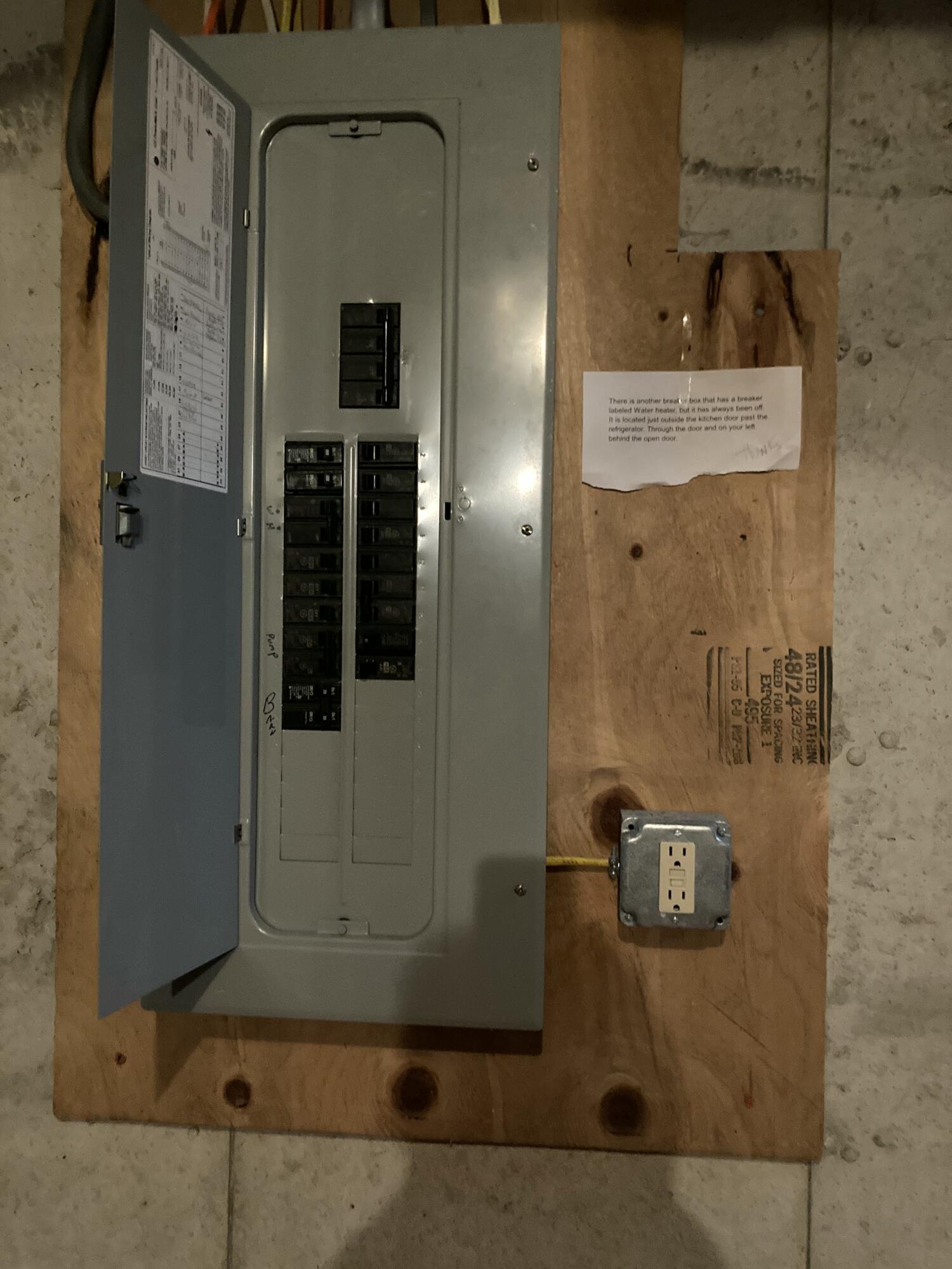 384 Point Road Hancock, ME 04640 - Photo 39 of 70 200 Amp junction box.