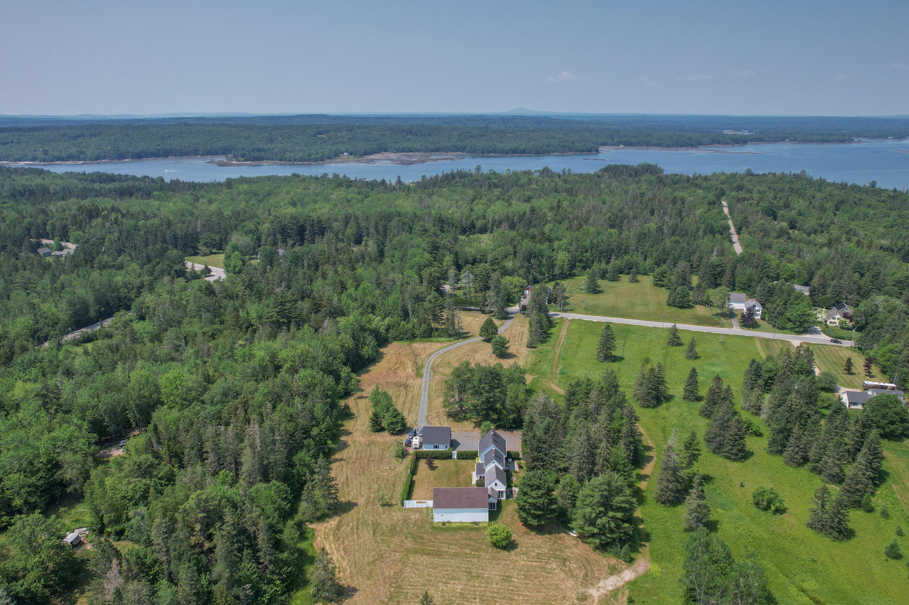 384 Point Road Hancock, ME 04640 - Photo 46 of 70 Main road with house driveway from road.