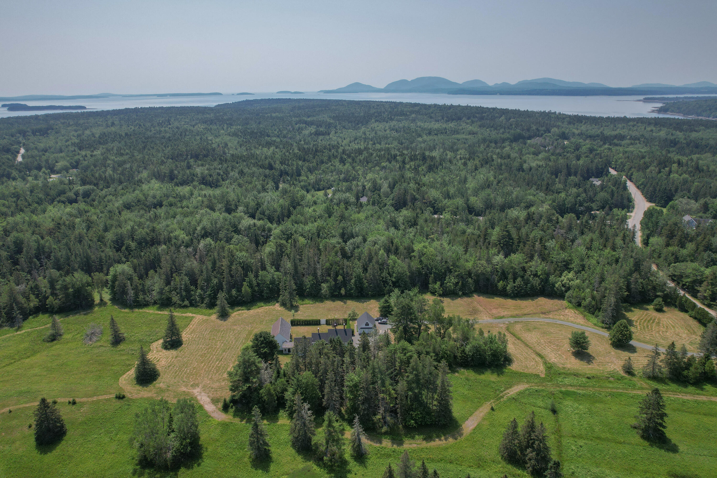384 Point Road Hancock, ME 04640 - Photo 47 of 70 Fields surrounding farmhouse.