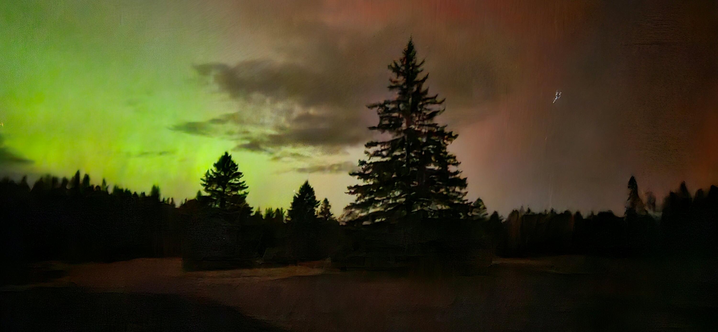 384 Point Road Hancock, ME 04640 - Photo 69 of 70 Northern lights in back field.