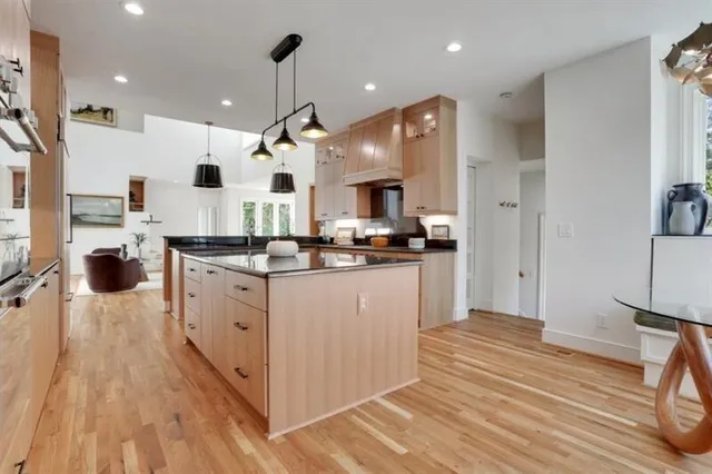 a view of white cabinets