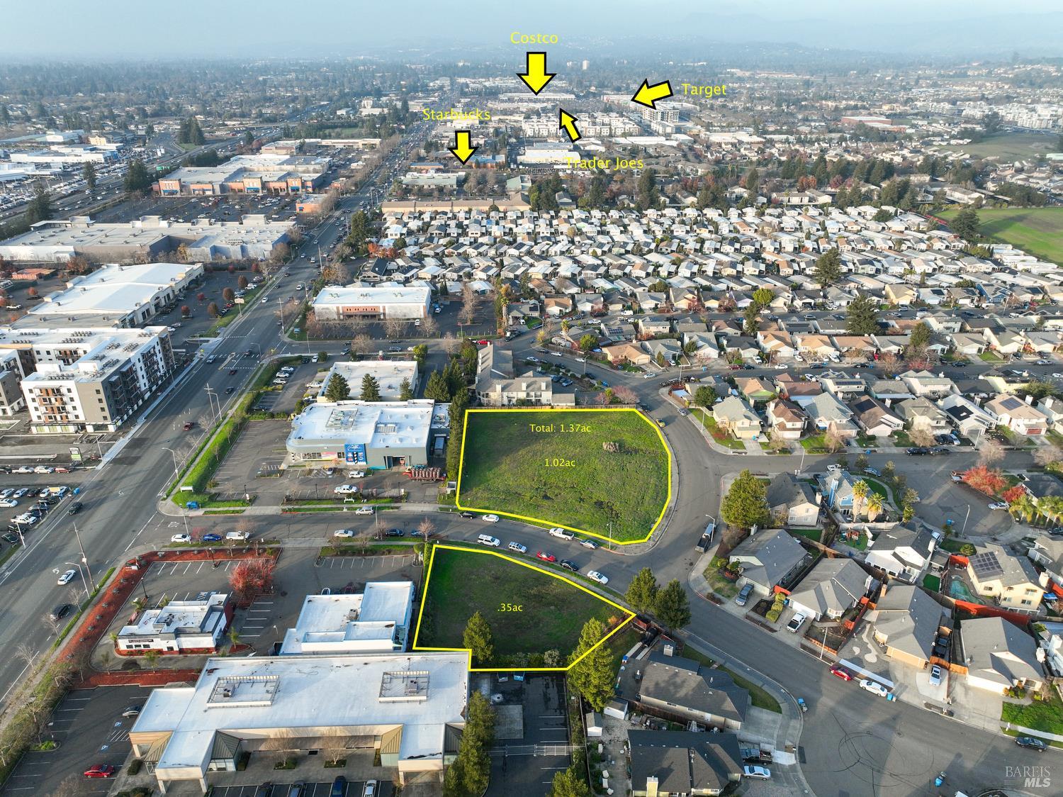 615 Elsa Drive Santa Rosa, CA 95407 - Photo 3 of 8 an aerial view of a city